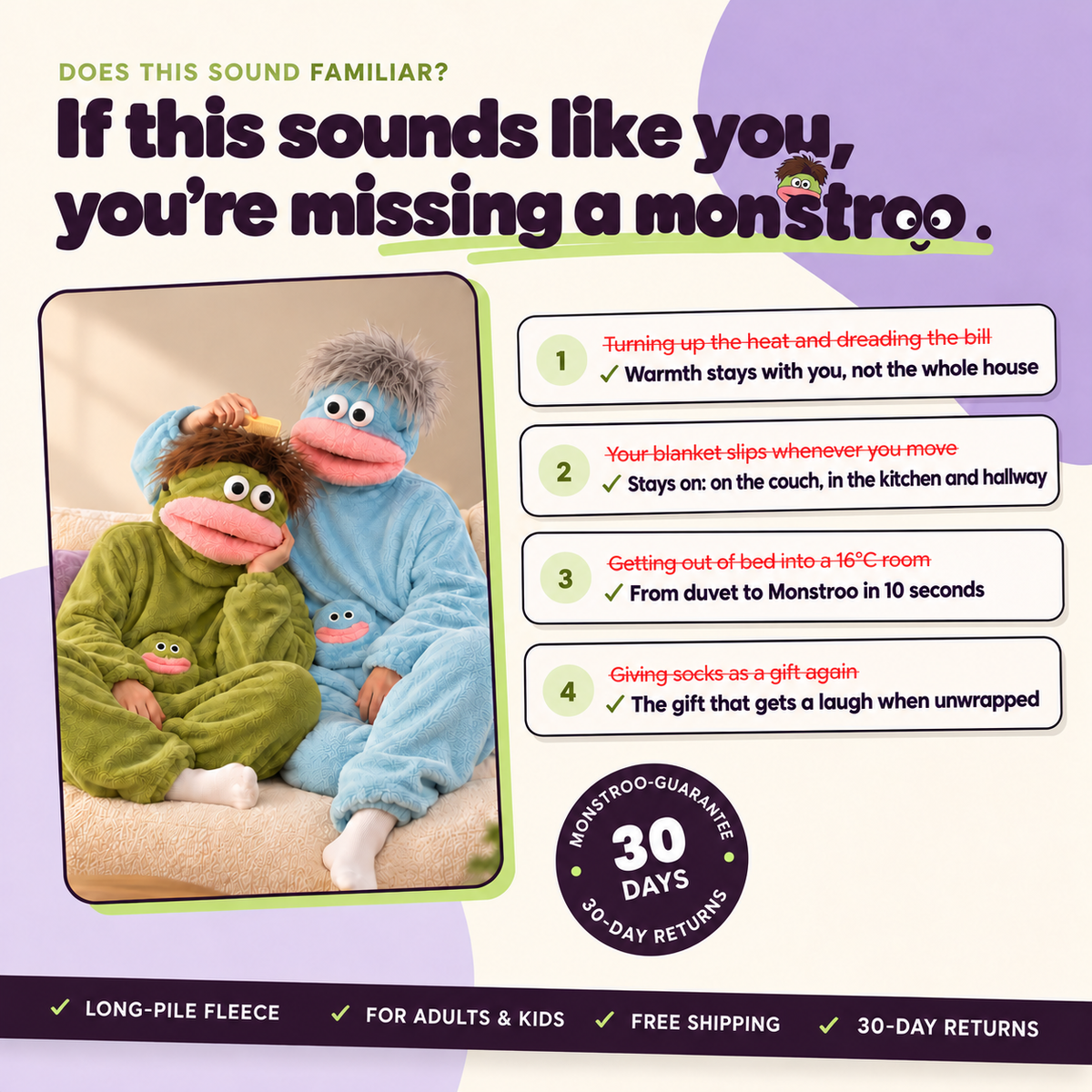 Monstroo™ Cozy Onesie